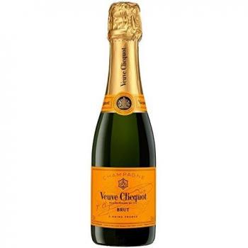 Veuve Clicquot - Champagne brut Yellow Label Envelope botellín, 375 ml