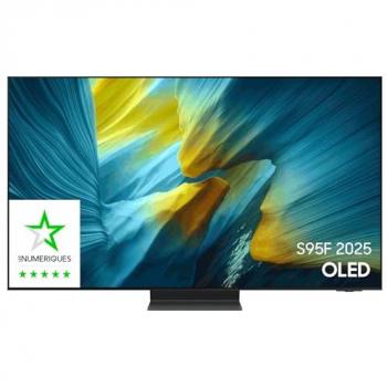 Samsung 77 OLED 4K Smart TV TQ77S95F (2025) - Anti-Glare, AI Technology