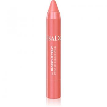 IsaDora Glossy Lip Treat Twist Up Color Moisturizing Lipstick Shade 09 Beach Peach 3.3 g
