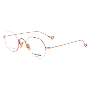 Eyepetizer Ottagono C.9 Men's Eyeglasses Rose-Gold Size 48 - Blue Light Block Available