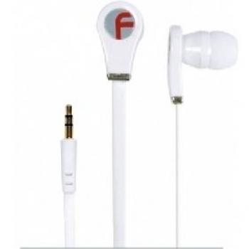 AURICULAR DE BOTON FONESTAR FA-491B 20-20000HZ 108DB CABLE PLANO 1.2M JACK 3.5MM BLANCO