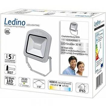 Foco LED Exterior Charlottenburg Plata 30W 4000K