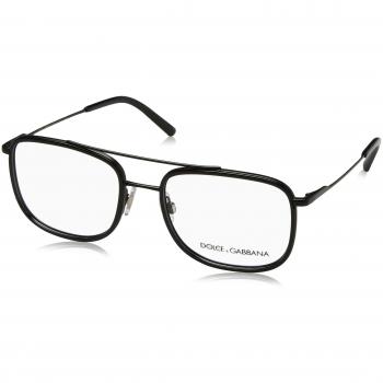 Dolce & Gabbana 0Dg1288, Monturas de Gafas para Hombre, Matte Black/Black, 53