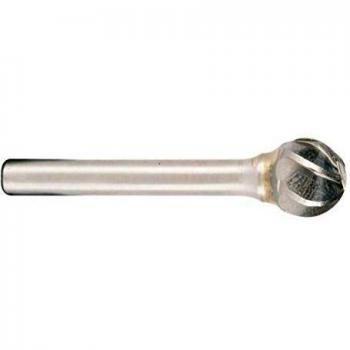 Metabo 4007430228536 628376000-Fresa para Tratar el aluminiio Esfera dentado Aluminio 12,7 x 56 mm Longitud Trabajo 11 mm vástago de 6 mm, 0 V, Negro, Size