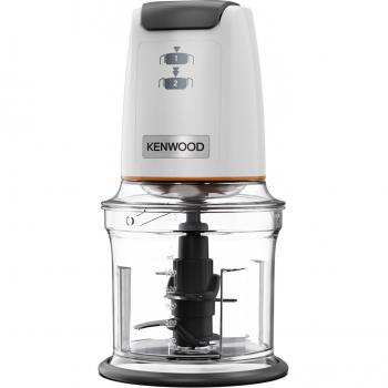 Mini Picadora Kenwood CHP61.000WH 500W Blanco con 4 Cuchillas, 0.5L, 2 Velocidades, Antideslizante y Fácil de Limpiar