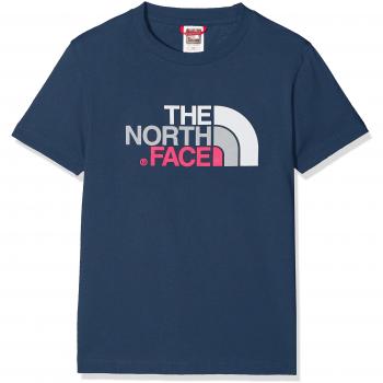 The North Face Y S/S Easy tee Camiseta, Niños, Azul, XL