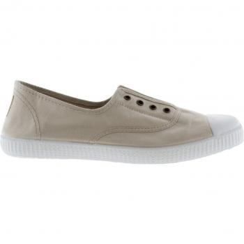 Zapatillas de lona Victoria DREC con elástico central y puntera de goma