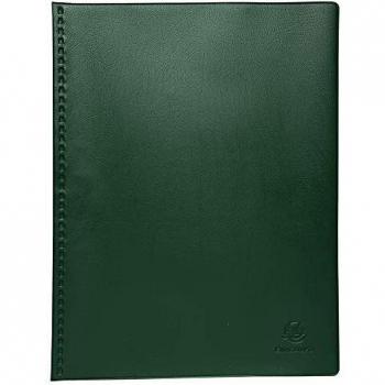 Exacompta 88423E - Carpeta de 40 fundas, A4, color verde