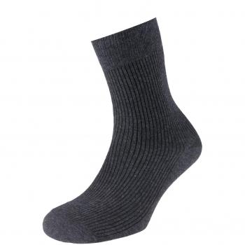 EJECUTIVO Punto Calcetines Corto Canale Algodón, Hombre, Pack de 3, Talla L/X, Color ANTRACITA