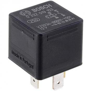 Bosch 0332019103 Mini Relay 12V 30A, IP5K4, Operating Temperature from -40 Degree to 100 Degree C, 4 Pin Relay