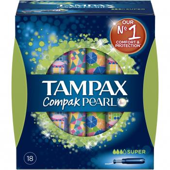 Tampax Compak Perla Super - 18 Tampones