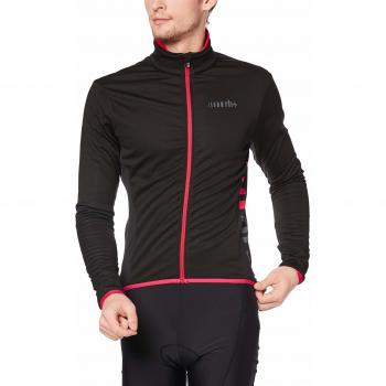 zerorh+ Icu0683 31Rm Chaqueta, Hombre, Black/Psycho Red/Reflex, M