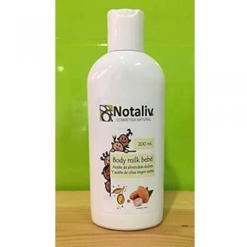 Notaliv Cosmética Natural Body milk almendras dulces bebe - 200 ml