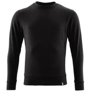 Mascot Workwear Sudadera de trabajo Crossover 20484, color Negro intenso, talla L, para Hombre, Algodón orgánico