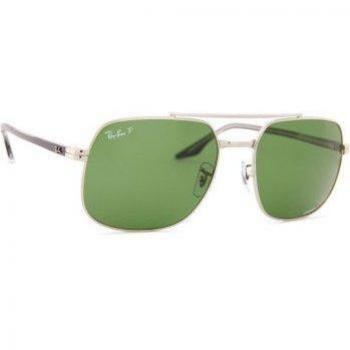 Ray-Ban RB3699 003/P1 59 Unisex Square Silver Sunglasses