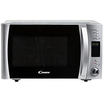 Candy X-Range CMXG 25DCS, Microondas con Grill, 25L, 1450W, 5 Niveles, Digital, 40 Programas, Bloqueo, Plato 31,5CM, Grill Rack, Plato Crunchy, Express Cooking, Temporizador, App simply-Fi, Inox