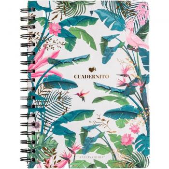 Libreta A5 Tapa Dura La Vecina Rubia Cuadernito Multicolor Castellano Tantanfan