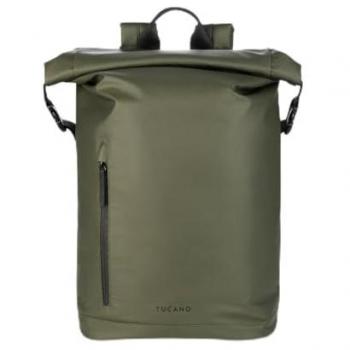 Mochila Tucano Rollo Verde Militar para Laptop de 15.6 y MacBook Pro de 16