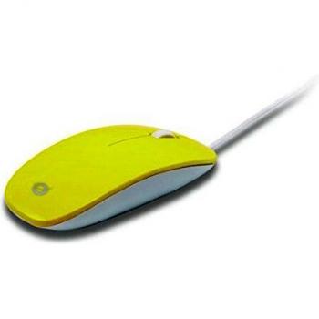 Conceptronic CLLM3BTRV - Ratón Óptico de Viaje con Cable Retráctil, USB, 800dpi - Color Negro y Gris