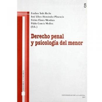 DERECHO PENAL Y PSICOLOGIA DEL MENOR