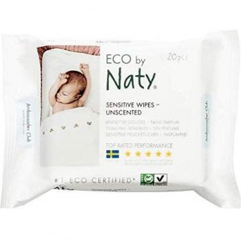 Nature Babycare - Toallitas desechables, 20 unidades