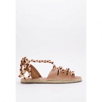 Gioseppo Sandalias de Cuero Piel Espadrilles Mujer Bani Multicolor 37 Camel