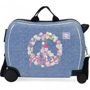 Maleta infantil Peace rígida con capacidad para 38L