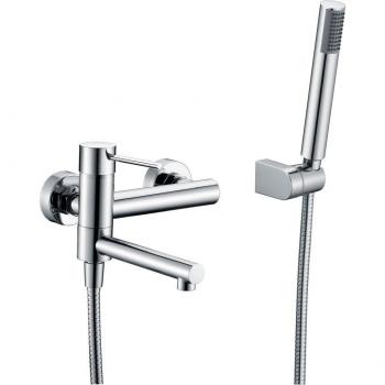 Grifo monomando de baño/ducha Milos Imex, con diseño moderno, acabado cromado, tecnología de ahorro de agua, fácil instalación y compatible con sistemas de ducha estándar