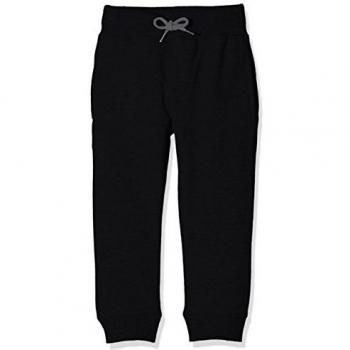 Name It Boys' Black Cotton/Polyester Jogging Pants