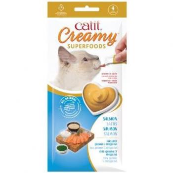 Catit Creamy Salmon Superfood Snack with Quinoa and Spirulina