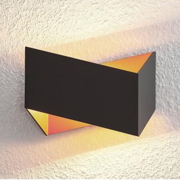 Aplique de pared moderno 'Tabetha' en gris, hecho de aluminio, para salón y comedor, con 1 lámpara G9