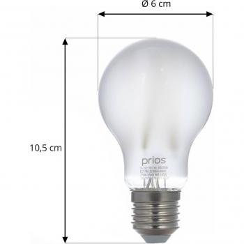 Bombilla LED inteligente opaca E27 A60 7W Tuya WLAN CCT