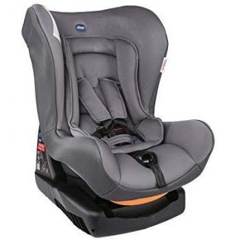 Chicco Cosmos Silla de Coche Reclinable para Bebés de 0-18 kg, Grupo 0+/1 para Niños de 0-4 años, Fácil de Instalar, Cojín Reductor para Bebés, Acolchado Suave - Gris