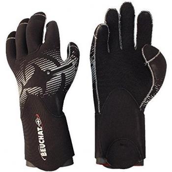 Beuchat - Semi Dry Premium 4.5 mm Supratex Gloves, color negro, talla XL / XXL