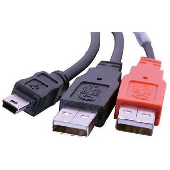 C2G USB Mini-B/USB A Y-Cable - Cable USB