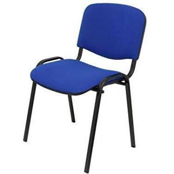5 Star Oslo Silla de confidente con Tela, Otro, Negro, 50x50x80 cm