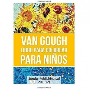 Van Gough libro Para Colorear para niños