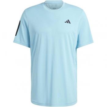 Camiseta Adidas Club 3STR Celeste para Hombre