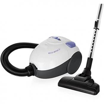 Aspirador con Bolsa Orbegozo 800W - Capacidad 2L, Tubo Telescópico Cromado y Accesorios para Alfombras, Suelos Duros y Sofás