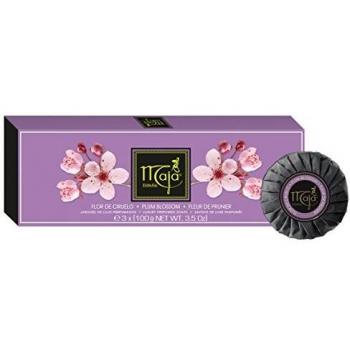 Maja jabón ciruela Set 3x100g flor