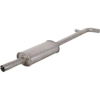 Silenciador central e intermedio ASMET 10.131 con diseño de alta resistencia, fabricado en acero inoxidable, compatible con múltiples modelos de vehículos, reduce el ruido del escape y mejora el rendimiento del motor
