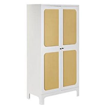 Armario DKD Home Decor 80 x 40 x 160 cm Abeto Blanco