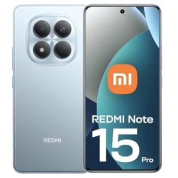 Smartphone Xiaomi Redmi Note 15 Pro 4G Azul Glacier Blue 6.77 AMOLED 12GB RAM 512GB Batería de 6500mAh Cámara de 200MP Dual SIM