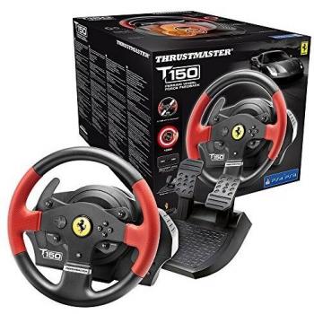 Thrustmaster T150 FERRARI EDITION - Volante - PS4 / PS3 / PC - Force Feedback - Licencia Oficial Ferrari