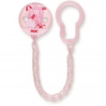 Nuk 710201 - Cadena para el chupete, color rosa