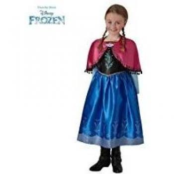 Disney Frozen - Disfraz de princesa Anna para niña, infantil 8-10 años