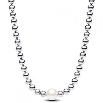 Collar Pandora Perla Cultivada de Agua Dulce y Cuentas 393176C01-45