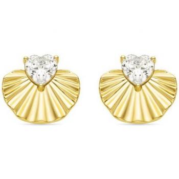 Pendientes Africa de Luxenter, acabados en oro amarillo de 18k con circonita brillante