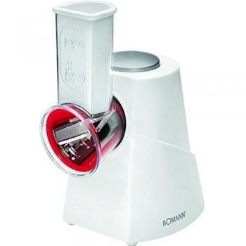 Bomann ME 467 CB - Robot de cocina para cortar y rallar, 5 funciones, color blanco
