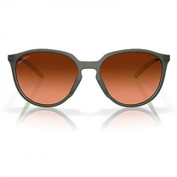 Oakley Sielo OO9288 Stylish Round Full-Rim Sunglasses, Green Plastic Frame, Unisex